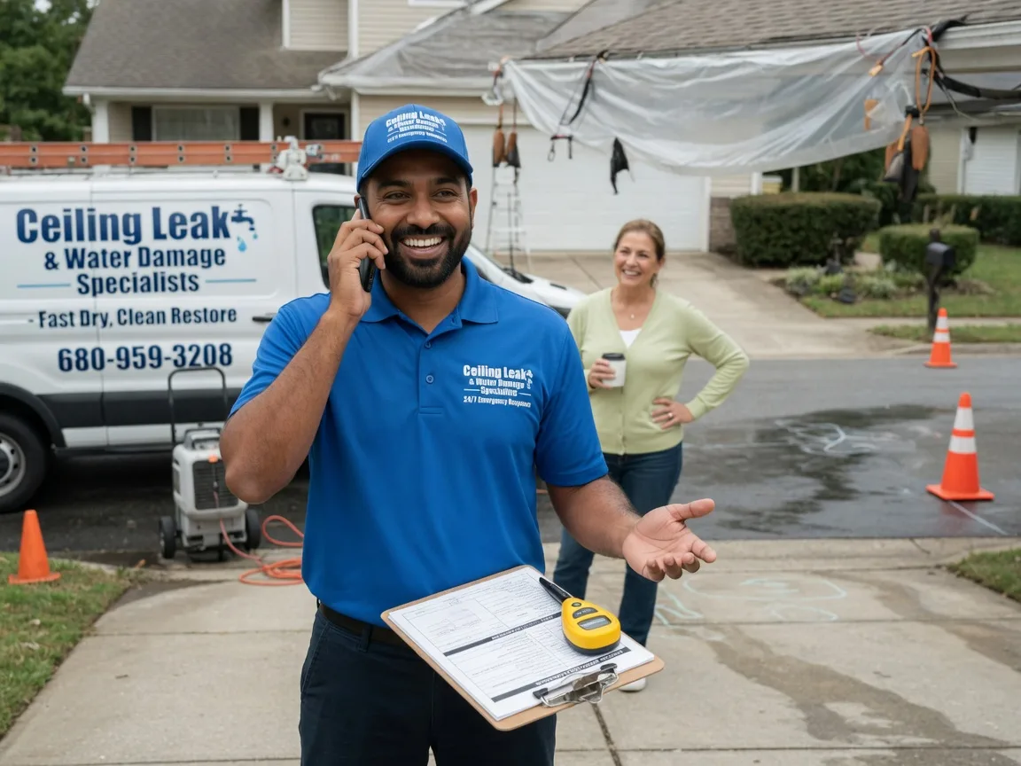 Ceiling Leak Cleanup Haywood, VA FAQs
